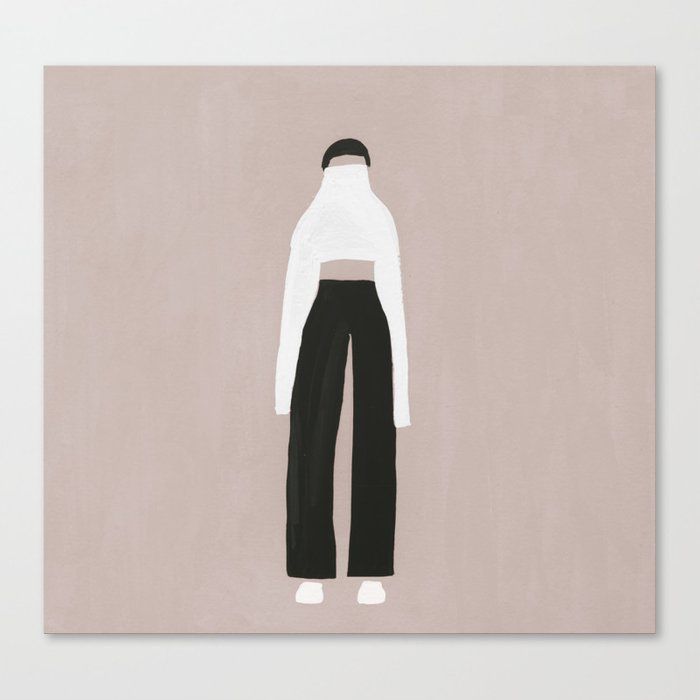 Turtleneck Canvas Print — view 1
